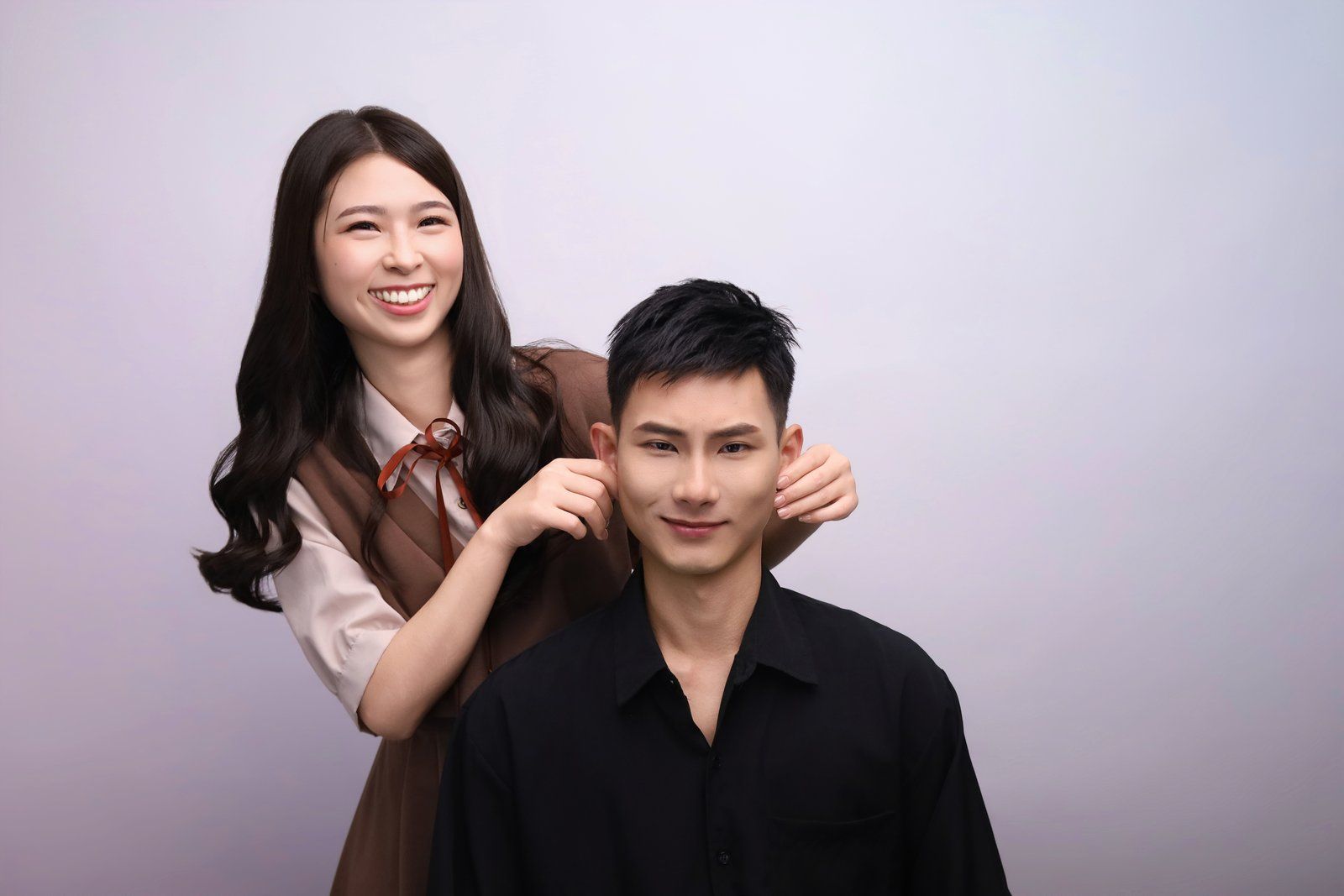 台中結婚登記寫真 情侶逗趣互動瞬間 莎朗嘿yo
